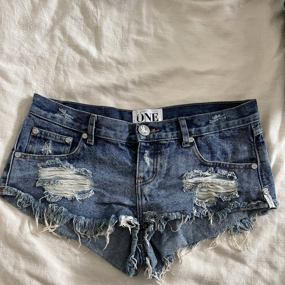 One Teaspoon denim shorts